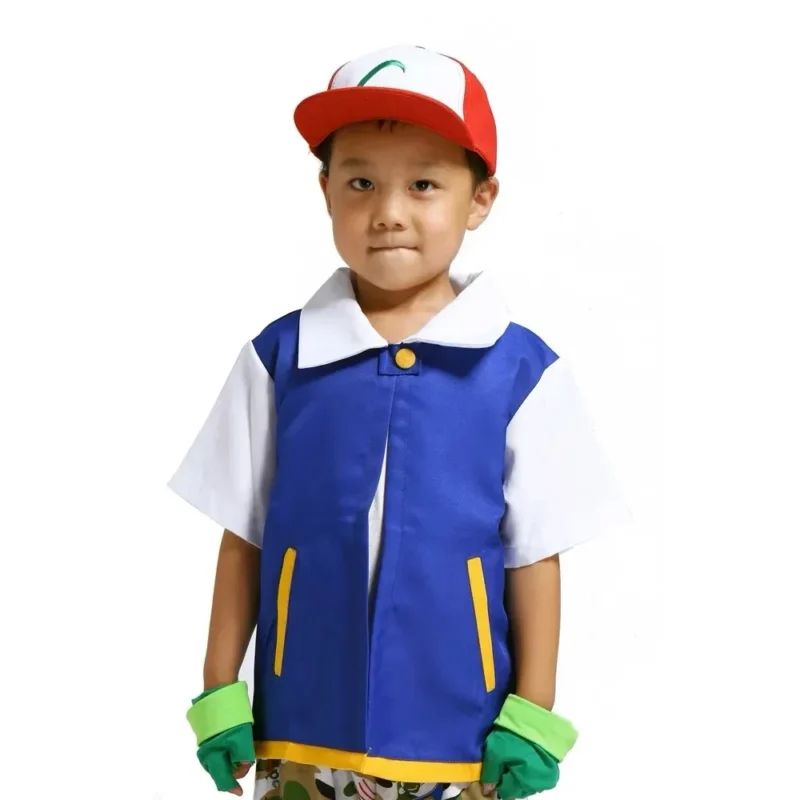 Ash Ketchum Costume Pokémon Cosplay Adult and Child - Image 2