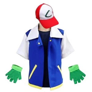 Ash Ketchum Costume Pokémon Cosplay Adult and Child